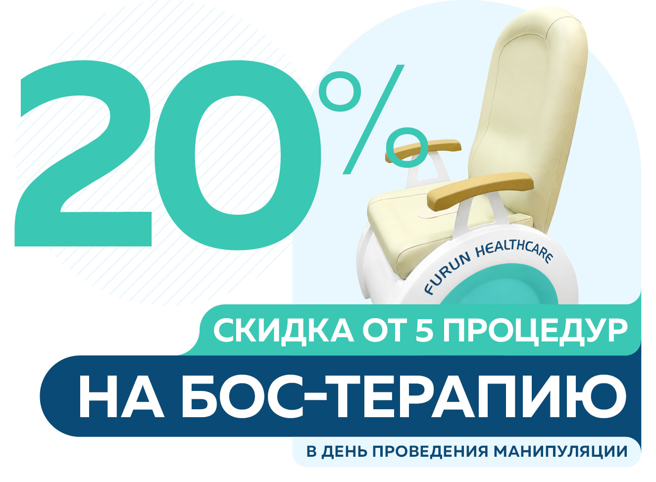 Специальная цена на БОС-терапию с консультацией уролога -20% на процедуры от 5 занятий и более