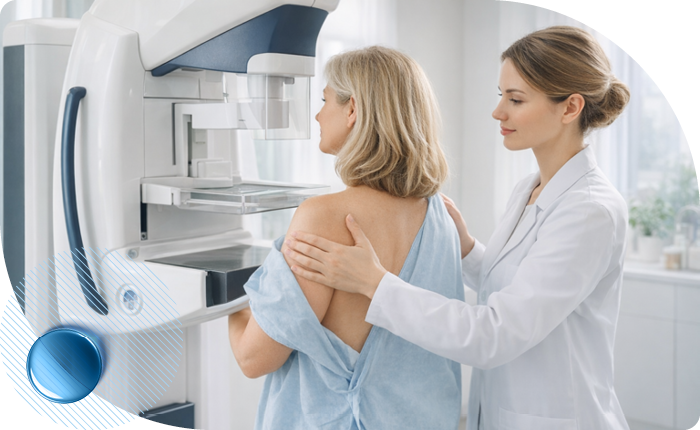 Маммография двух молочных желез в двух стандартных проекциях в Москве